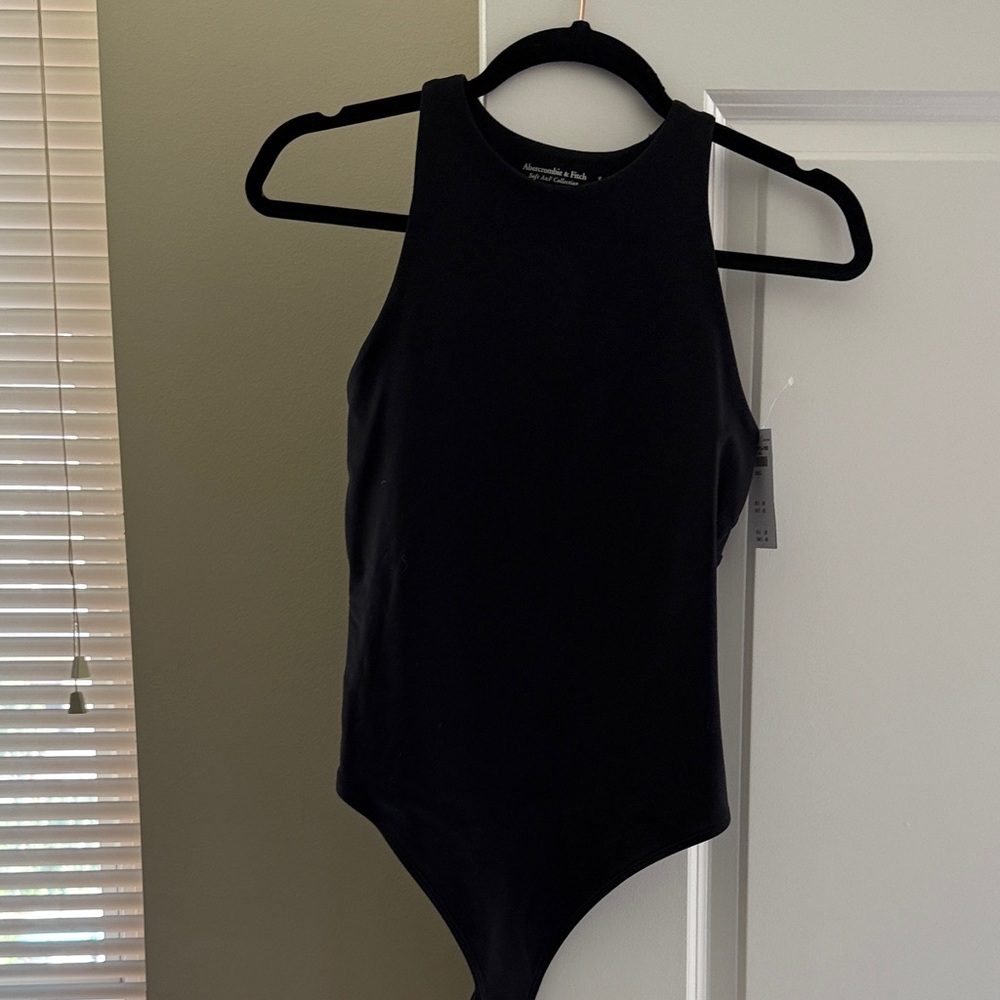 Black backless bodysuit